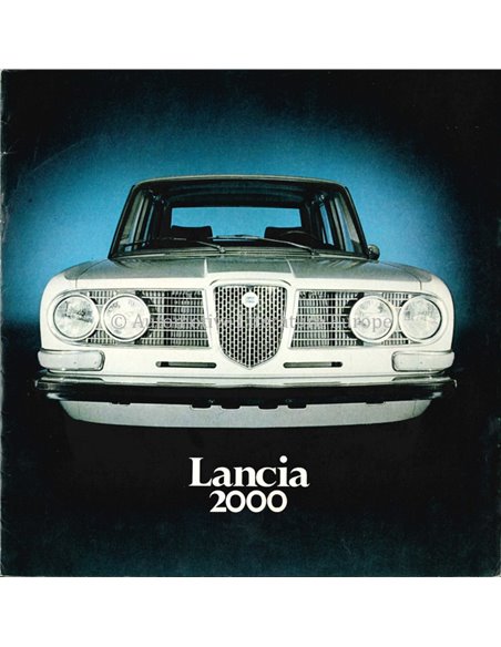 1971 LANCIA 2000 BROCHURE