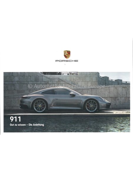 2020 PORSCHE 911 OWNERS MANUAL GERMAN