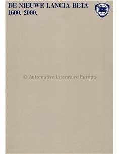 1979 LANCIA BETA SALOON BROCHURE DUTCH