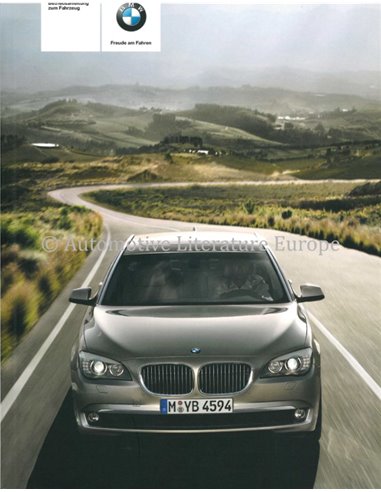 2011 BMW 7 SERIE INSTRUCTIEBOEKJE DUITS