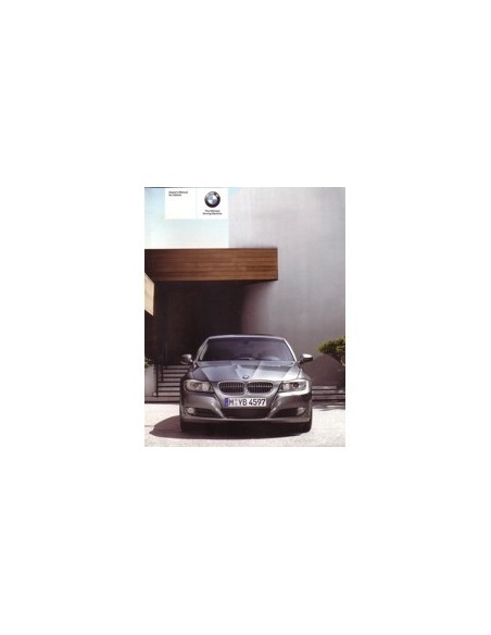 2008 BMW 3 SERIE INSTRUCTIEBOEKJE ENGELS