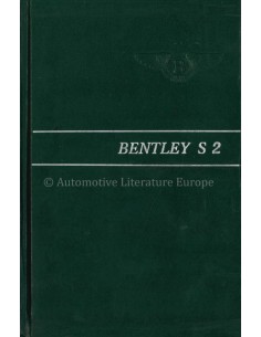 1959 BENTLEY S2 TYPE OWNERS MANUAL ENGLISH