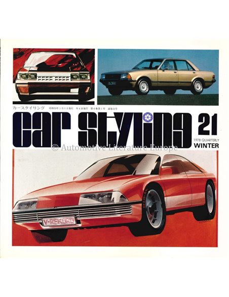 1978 CAR STYLING 21- QUATERLY - BOEK