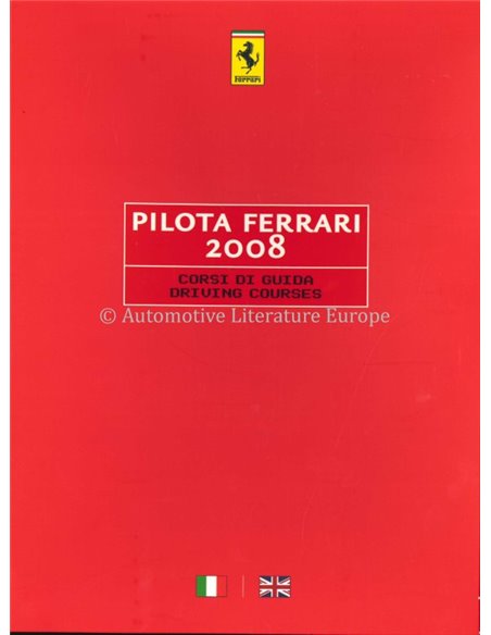 2008 FERRARI PILOTA BROCHURE ITALIAN / ENGLISH