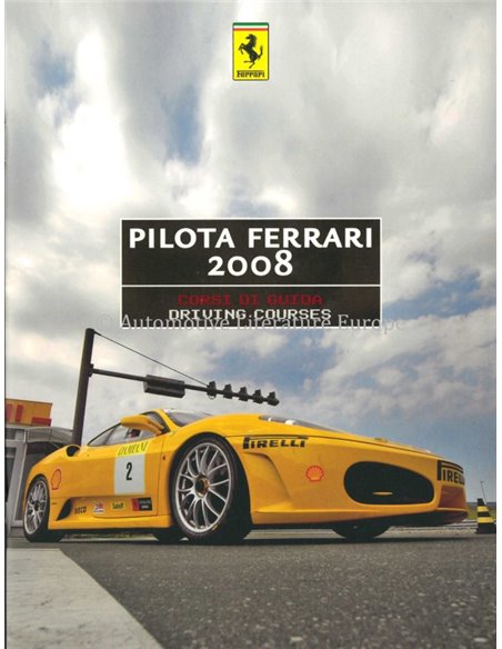 2008 FERRARI PILOTA BROCHURE ITALIAN / ENGLISH