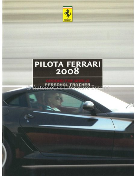 2008 FERRARI PILOTA BROCHURE ITALIAN / ENGLISH