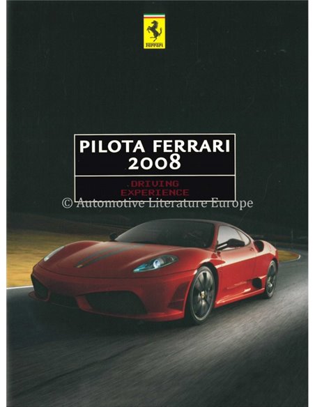 2008 FERRARI PILOTA BROCHURE ITALIAN / ENGLISH
