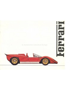 1969 FERRARI RANGE BROCHURE...