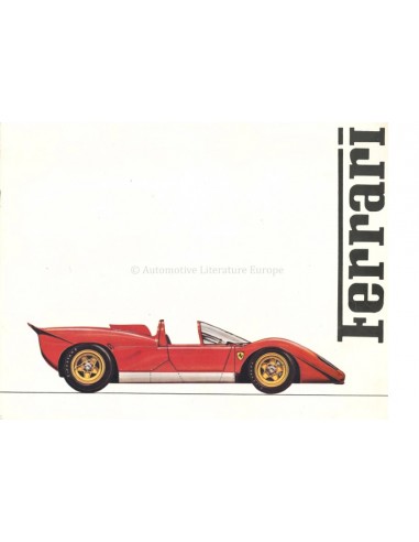 1969 FERRARI PROGRAMM PROSPEKT...