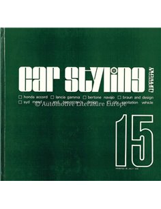 1976 CAR STYLING 15 - QUATERLY - HARDCOVER BOEK