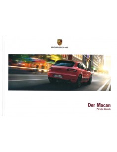 2017 PORSCHE MACAN HARDCOVER PROSPEKT DEUTSCH