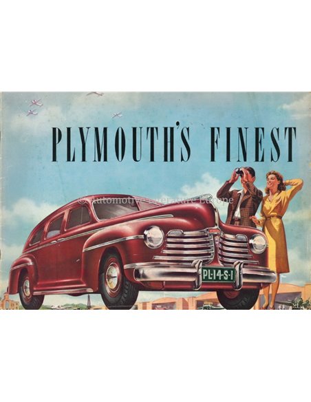 1942 PLYMOUTH PROGRAMMA BROCHURE ENGELS