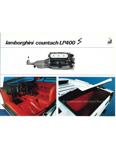 1982 LAMBORGHINI COUNTACH LP500 S BROCHURE 2