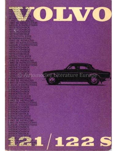1965 VOLVO AMAZON 121 / 122 S OWNERS MANUAL FRENCH