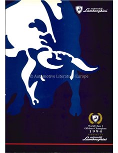 1996 LAMBORGHINI DIABLO SV-R PRESSEMAPPE TURIN