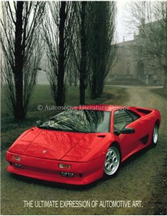 1992 LAMBORGHINI DIABLO BROCHURE UNITED STATES