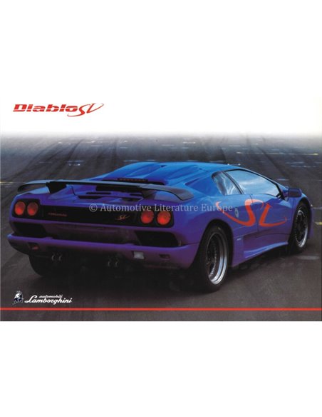 1998 LAMBORGHINI DIABLO PRESSKIT 