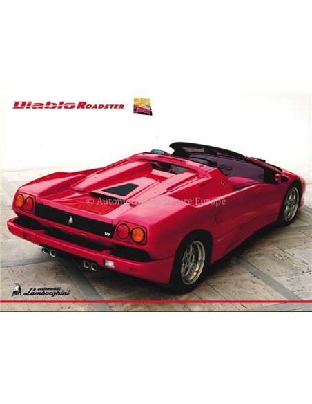 1998 LAMBORGHINI DIABLO PRESSEMAPPE 