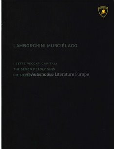 2002 LAMBORGHINI MURCIÉLAGO THE SEVEN DEADLY SINS BROCHURE 