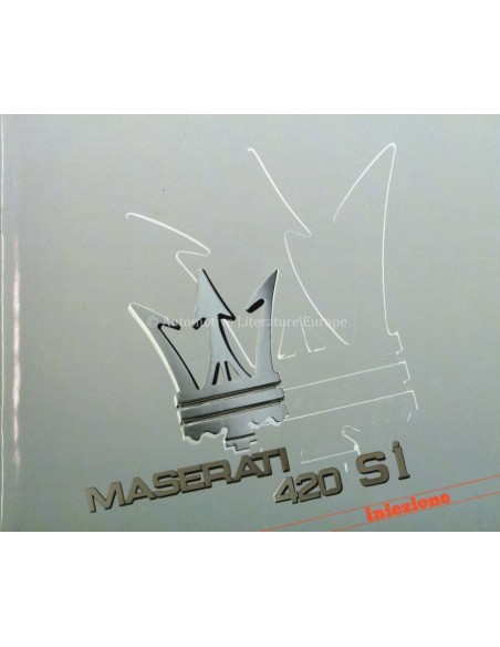 1988 MASERATI 420 SI INIEZIONE PROSPEKT ITALIENISCH