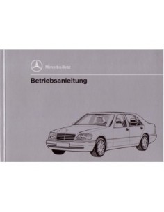 1993 MERCEDES BENZ S KLASSE INSTRUCTIEBOEKJE DUITS