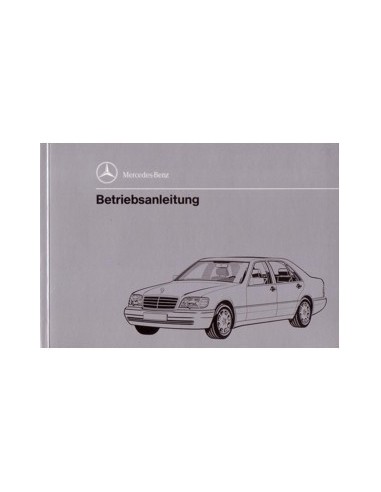 1993 MERCEDES BENZ S KLASSE INSTRUCTIEBOEKJE DUITS