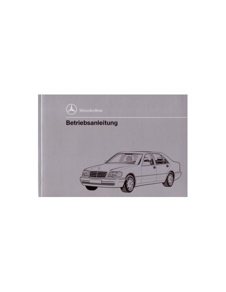 1993 MERCEDES BENZ S KLASSE INSTRUCTIEBOEKJE DUITS