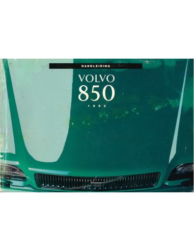 1993 VOLVO 850 OWNERS MANUAL DUTCH