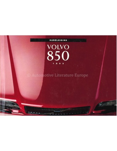 1993 VOLVO 850 BETRIEBSANLEITUNG...