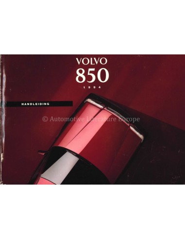 1994 VOLVO 850 OWNERS MANUAL DUTCH