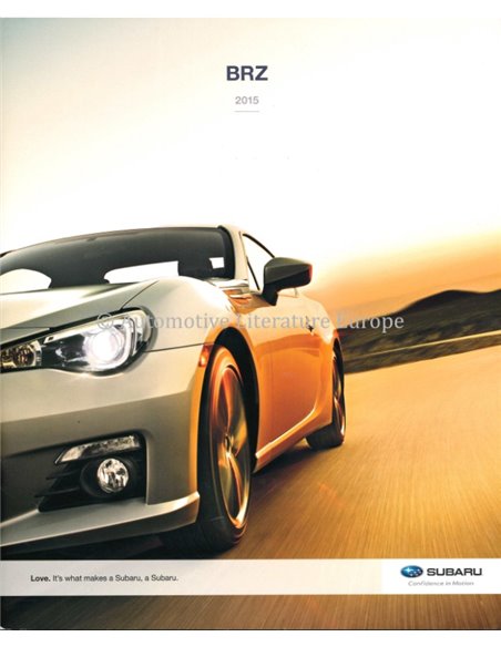 2014 SUBARU BRZ BROCHURE ENGLISH