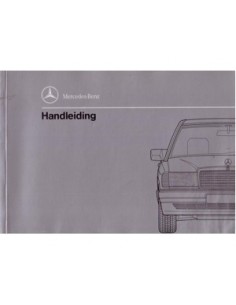 1989 MERCEDES BENZ 190 INSTRUCTIEBOEKJE NEDERLANDS