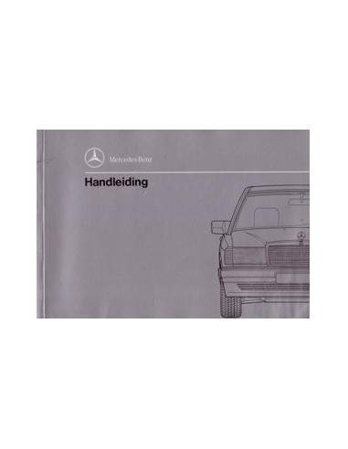 1989 MERCEDES BENZ 190 INSTRUCTIEBOEKJE NEDERLANDS