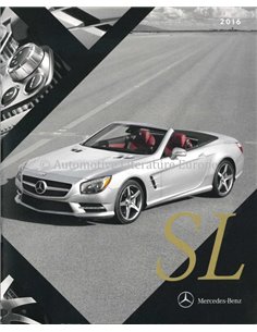 2017 MERCEDES BENZ SL KLASSE BROCHURE ENGELS USA
