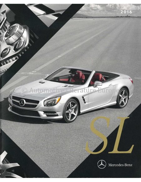 2017 MERCEDES BENZ SL KLASSE BROCHURE ENGELS USA