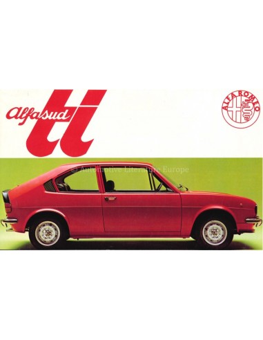 1975 ALFA ROMEO ALFASUD TI BROCHURE...