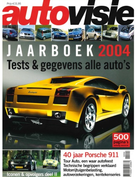 2004 AUTOVISIE JAHRBUCH NIEDERLÄNDISCH