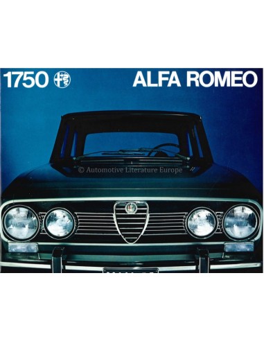 1970 ALFA ROMEO 1750 BROCHURE DUTCH