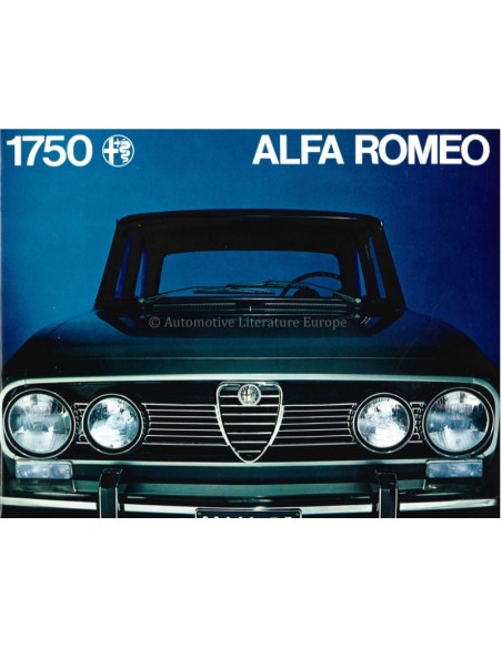1970 ALFA ROMEO 1750 BROCHURE DUTCH