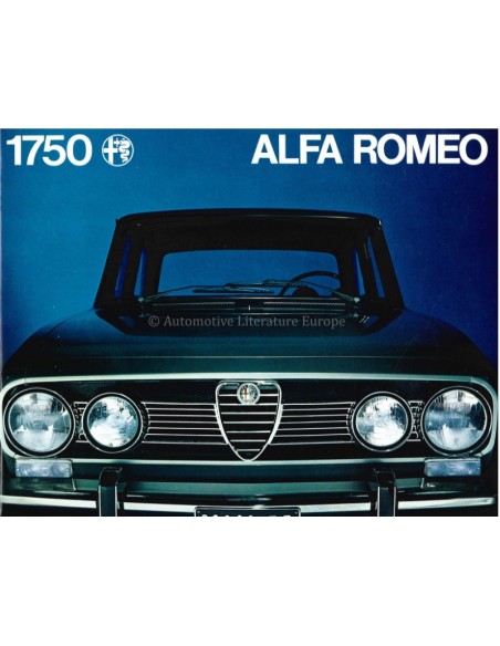 1970 ALFA ROMEO 1750 PROSPEKT NIEDERLÄNDISCH
