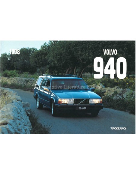 1998 VOLVO 940 BETRIEBSANLEITUNG NIEDERLÄNDISCH