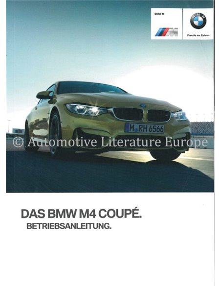 2017 BMW M4  INSTRUCTIEBOEKJE DUITS