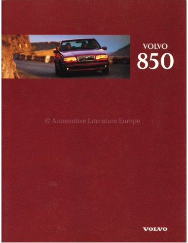 1996 VOLVO 850 BROCHURE DUTCH
