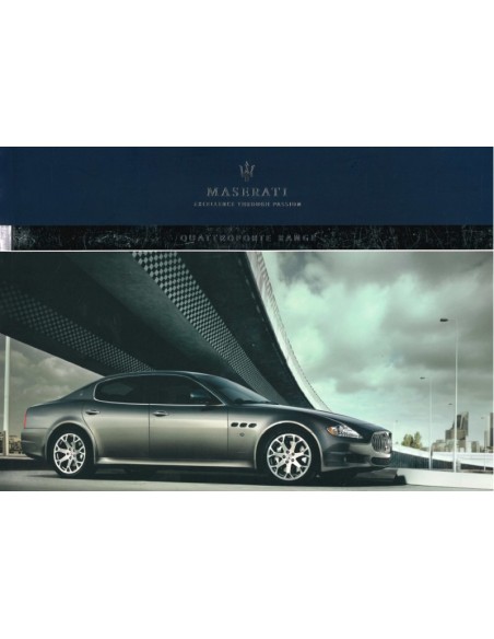 2010 MASERATI QUATTROPORTE SPORT GT S V PROSPEKT ENGLISCH