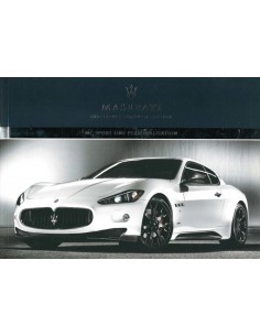 2009 MASERATI GRANTURISMO MC SPORT LINE PROSPEKT ENGLISCH