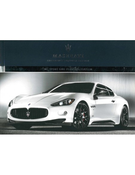 2009 MASERATI GRANTURISMO MC SPORT LINE BROCHURE ENGELS
