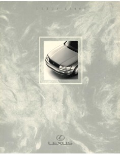 1990 LEXUS LS400 BROCHURE ENGELS USA