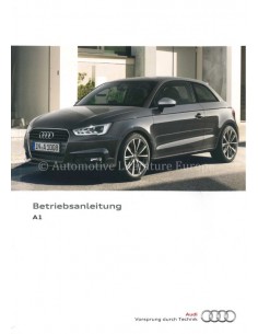 2016 AUDI A1 S1 OWNERS MANUAL GERMAN