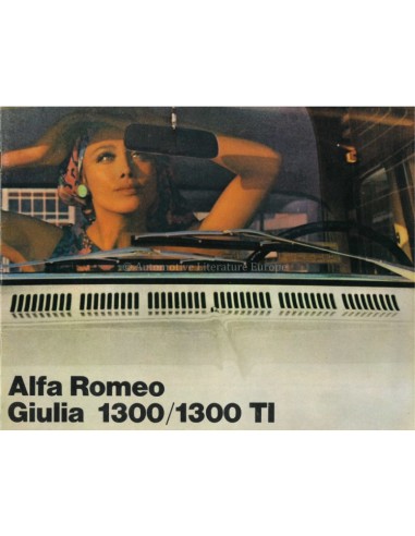 1966 ALFA ROMEO GIULIA 1300 | 1300 TI BROCHURE ENGLISH