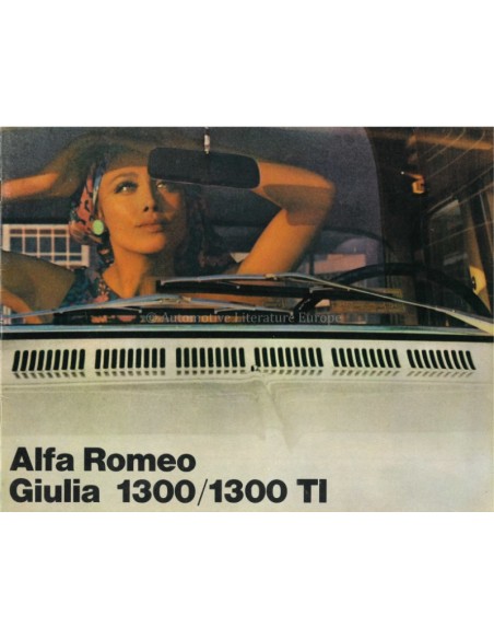 1966 ALFA ROMEO GIULIA 1300 | 1300 TI PROSPEKT ENGLISCH